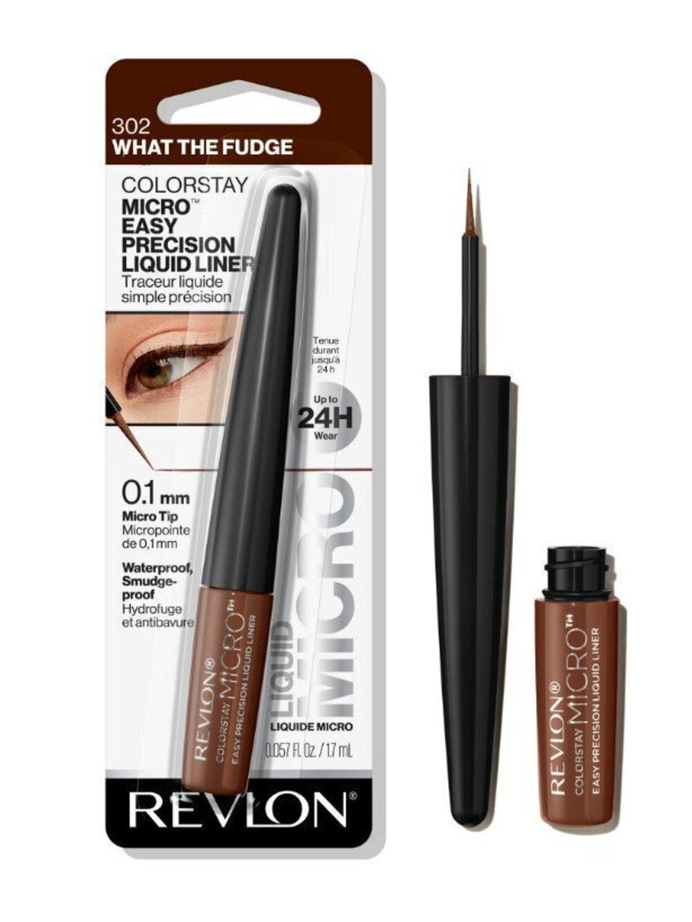 Revlon ColorStay Micro Easy Precision Liquid Liner - 302 What the Fudge